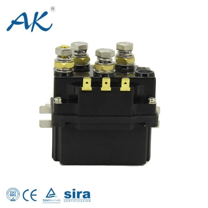 AOKAI ADC400X-I 12V, 24V, 48V DC Contactor Used In Electric Car Intermittent Working Winch Relay